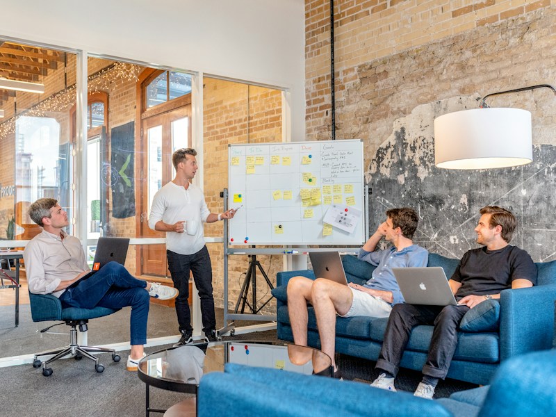 Marketer reviewing paid ad campaign performance