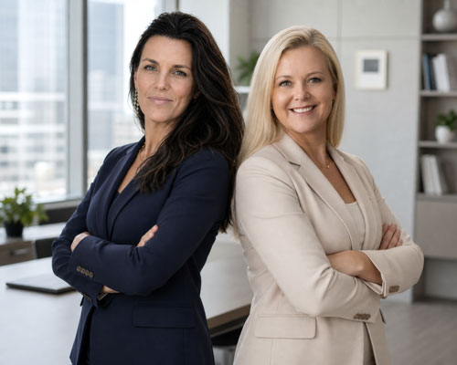 Kristin Crawford and Laura Ludwin, co-founders of Foundgentic